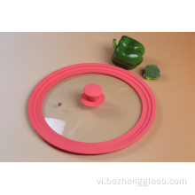 Nắp thủy tinh vành silicone đa kích thước